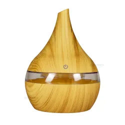 Ultralydsluftfugter - diffuser for æteriske olier - LED - USB - 300ml