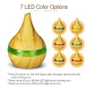 Ultralydsluftfugter - diffuser for æteriske olier - LED - USB - 300ml