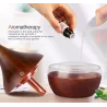 Ultralydsluftfugter - diffuser for æteriske olier - LED - USB - 300ml
