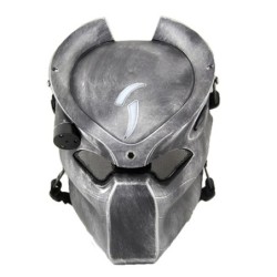 Alien Vs predador - lobo solitário - máscara tática de rosto inteiro - com lâmpada - Halloween / festa