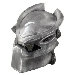 Predatore Alien Vs - lupo solitario - maschera tattica a pieno facciale - con lampada - Halloween / festa