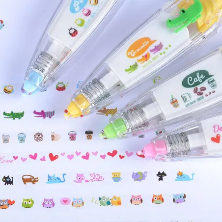 Kreativt rettebånd - pen - korrektur - dekorativt klistermærke