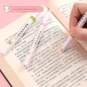Penna artistica - pennarello a linee curve - roller con motivi - 6 pezzi