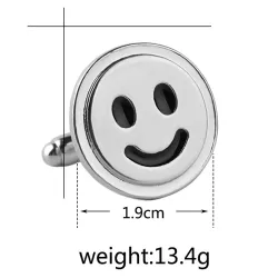 Smiley face cufflinksCufflinks