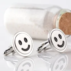 Smiley face cufflinksCufflinks