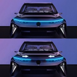 Auton LED-nauha - konepellin valo - vedenpitävä - 12V