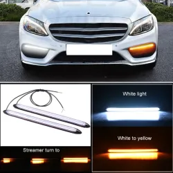 Bil LED-lys - DRL - blinklys - vanntett - 2 stk