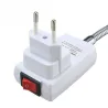 Douille flexible - adaptateur d'extension - douille avec interrupteur marche / arrêt - E27