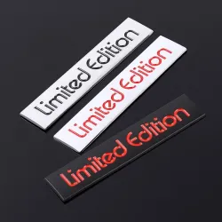 3D-bilklistermærke - metalemblem - LIMITED EDITION