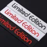 3D-bilklistermærke - metalemblem - LIMITED EDITION
