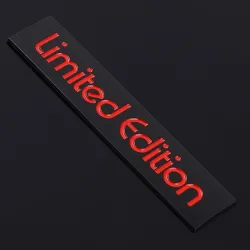 3D-bilklistermærke - metalemblem - LIMITED EDITION