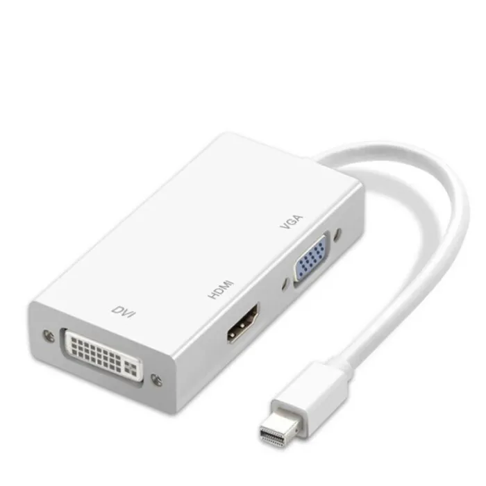 Mini Displayport til HDMI - adapter - 3 i 1 Thunderbolt - omformer