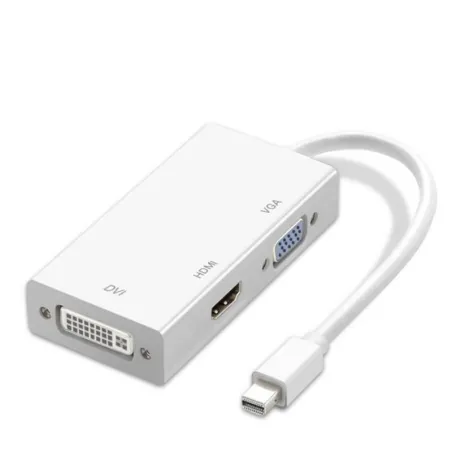 Conmutadores HDMIMini Displayport a HDMI - adaptador - 3 en 1 Thunderbolt - convertidor