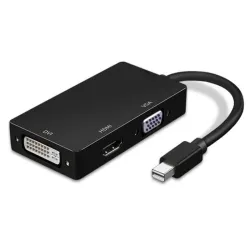 Conmutadores HDMIMini Displayport a HDMI - adaptador - 3 en 1 Thunderbolt - convertidor