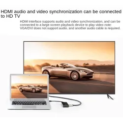 Mini Displayport til HDMI - adapter - 3 i 1 Thunderbolt - omformer