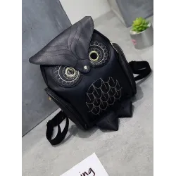 MochilasMochila de cuero impermeable - con estampado de búho
