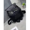 MochilasMochila de cuero impermeable - con estampado de búho