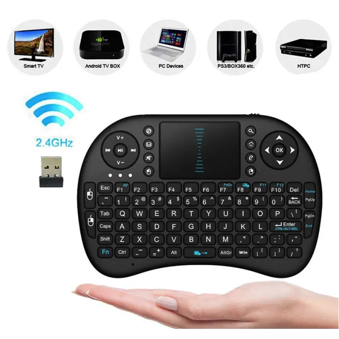 Pilot Android TV Box - touchpad - PC - Bluetooth - klawiatura angielskaKlawiatury