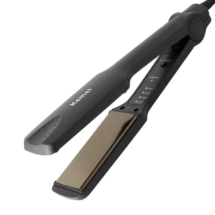 Kemei KM-329 - profesjonelt hårrettejern - keramikk