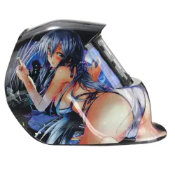 CascosCasco de soldadura con oscurecimiento automático - Solar - chica sexy