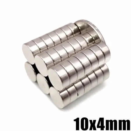 N35 - magnes neodymowy - mocna okrągła tarcza - 10mm * 4mmN35