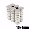 N35 - magnes neodymowy - mocna okrągła tarcza - 10mm * 4mmN35