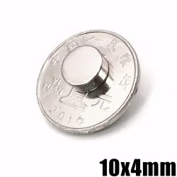 N35 - magnete al neodimio - disco tondo forte - 10 mm * 4 mm