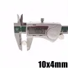 N35 - magnete al neodimio - disco tondo forte - 10 mm * 4 mm