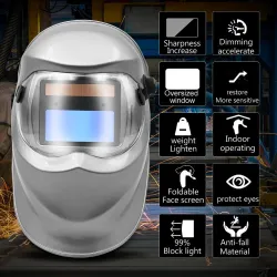 HZXVOGEN - capacete de soldagem de escurecimento automático - DIN 4 - DIN 5-13