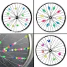 Perles décoratives roue à rayons de vélo - papillons - poissons - étoiles - 26 / 36 pièces