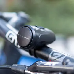 Buzina de bicicleta - recarregável por USB - alarme anti-roubo