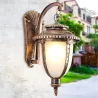 Retro utendørs vegglampe - vanntett