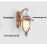 Applique d'extérieur rétro - étanche