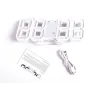 Modern 3D digital wall clock - LED - USB - with alarm functionClocks