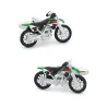 Moderne mansjettknapper - grønn motorsykkel