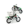 Moderne mansjettknapper - grønn motorsykkel