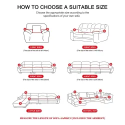 Elastic / stretchable sofa cover - universal - L-shape - 1-seat sofaSofa covers