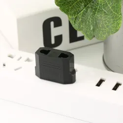 Conversor UE para EUA - adaptador - redondo para plano - plugue de viagem - plugue dos EUA