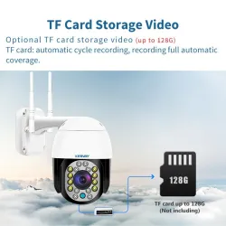 CCTV-turvakamera - yönäkö - ulkona - WiFi - 2MP - PTZ - HD - 1080P