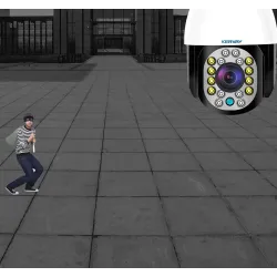 Caméra CCTV de sécurité - vision nocturne - extérieur - WiFi - 2MP - PTZ - HD - 1080P