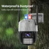 CCTV-turvakamera - ihmisen tunnistus - automaattinen seuranta - HD-pimeänäkö - vedenpitävä - 1080P - 2MP - PTZ - WiFi