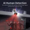Caméra CCTV de sécurité - détection humaine - suivi automatique - vision nocturne HD - étanche - 1080P - 2MP - PTZ - WiFi