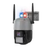 Sikkerhet CCTV-kamera - menneskelig deteksjon - automatisk sporing - HD nattsyn - vanntett - 1080P - 2MP - PTZ - WiFi