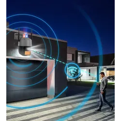 Caméra CCTV de sécurité - détection humaine - suivi automatique - vision nocturne HD - étanche - 1080P - 2MP - PTZ - WiFi