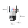 Security CCTV camera - human detection - auto tracking - HD night vision - waterproof - 1080P - 2MP - PTZ - WiFiSecurity cameras