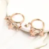 Petites créoles - avec étoiles suspendues