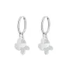 Small hoop earrings - with hanging butterfliesEarrings