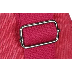 Herrryggsäck i canvas - axel-/crossbodyväska