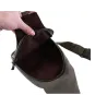 Mochila de lona masculina - bolsa de ombro / tiracolo