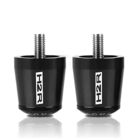 Końcówki kierownicy motocyklowej - wyważone zaślepki - aluminium - 22mm - 2 sztukiRękojeści & Końcówki